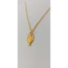 Ασημένιο κολιέ επιχρυσωμένο - Αμφορέας (SN147)